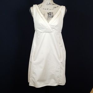 Adam Lippes champagne cocktail wedding dress